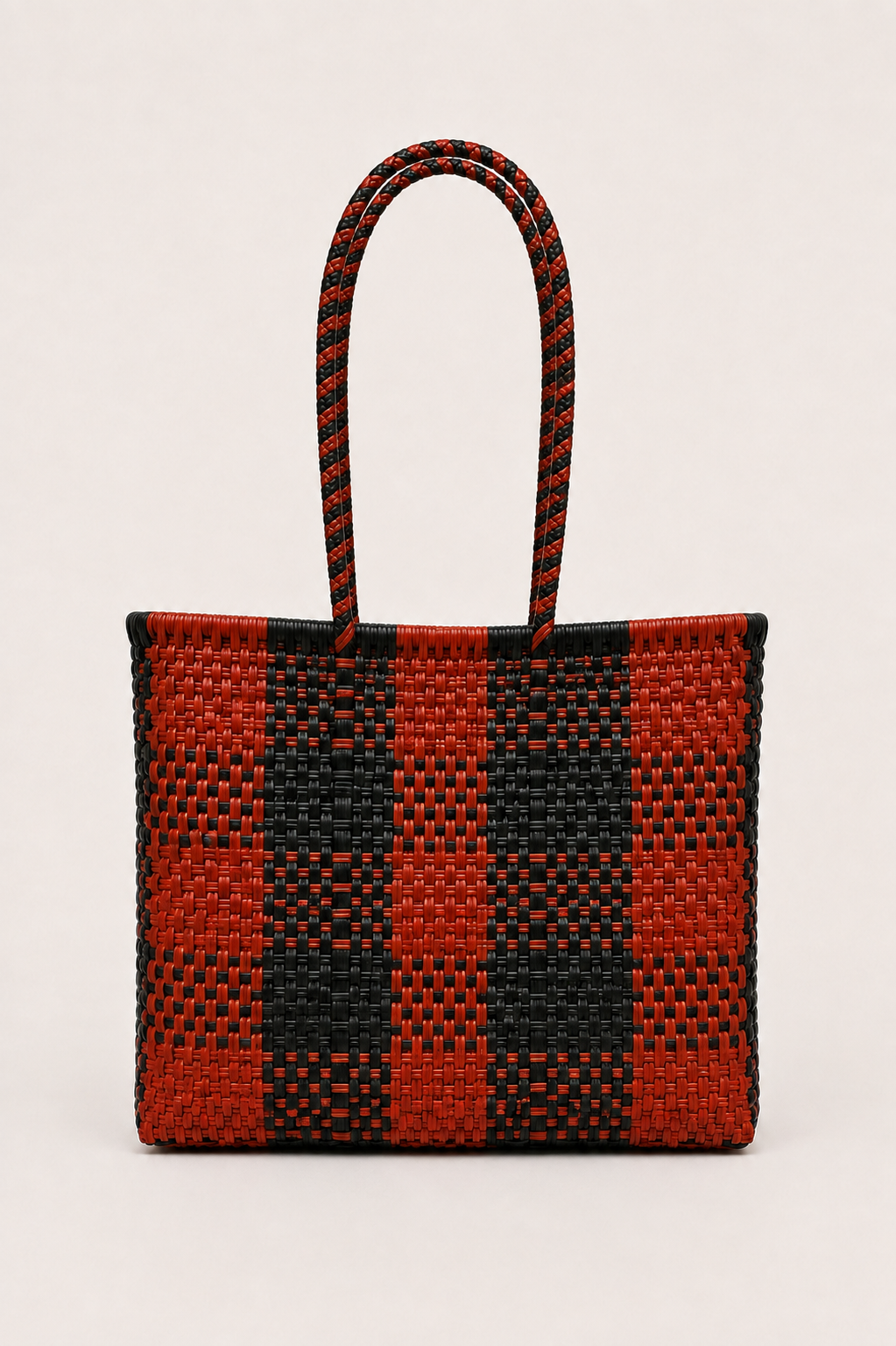 Bolsa XL ladrillo y negro