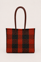 Bolsa XL ladrillo y negro