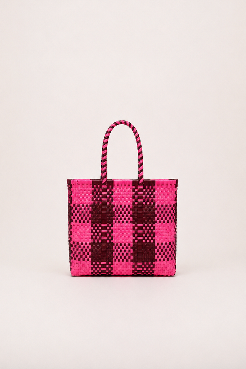 Bolsa Mini rosa y vino