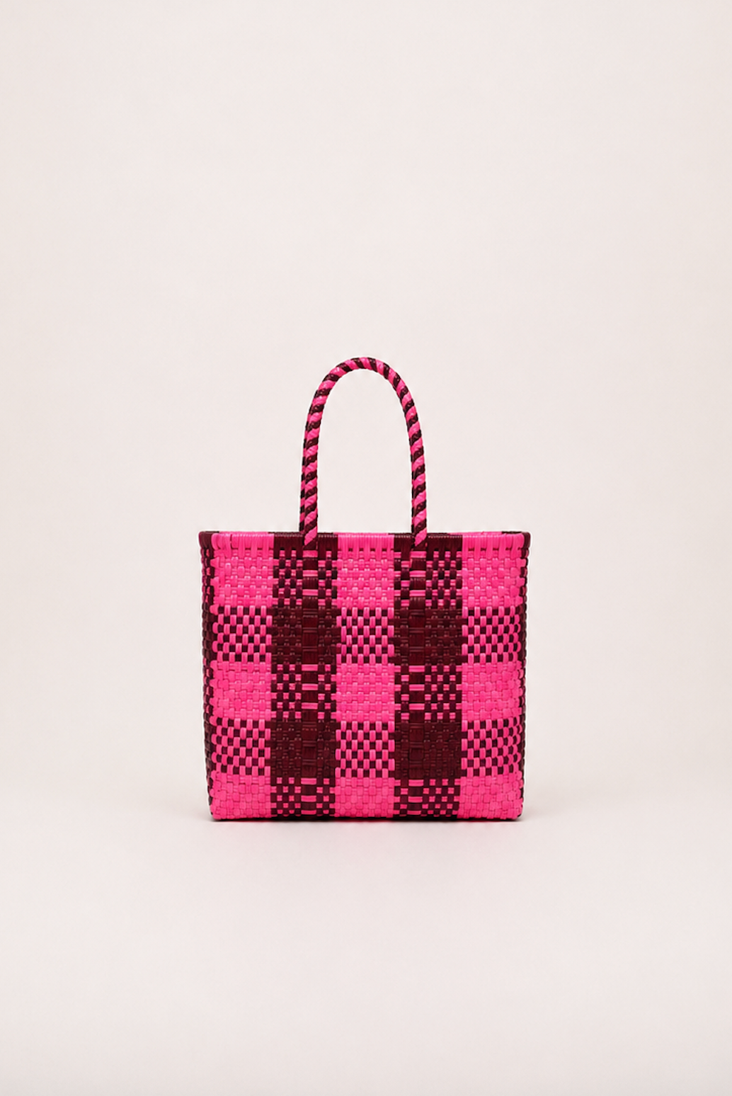 Bolsa Mini rosa y vino