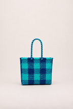 Bolsa Mini azul y turquesa