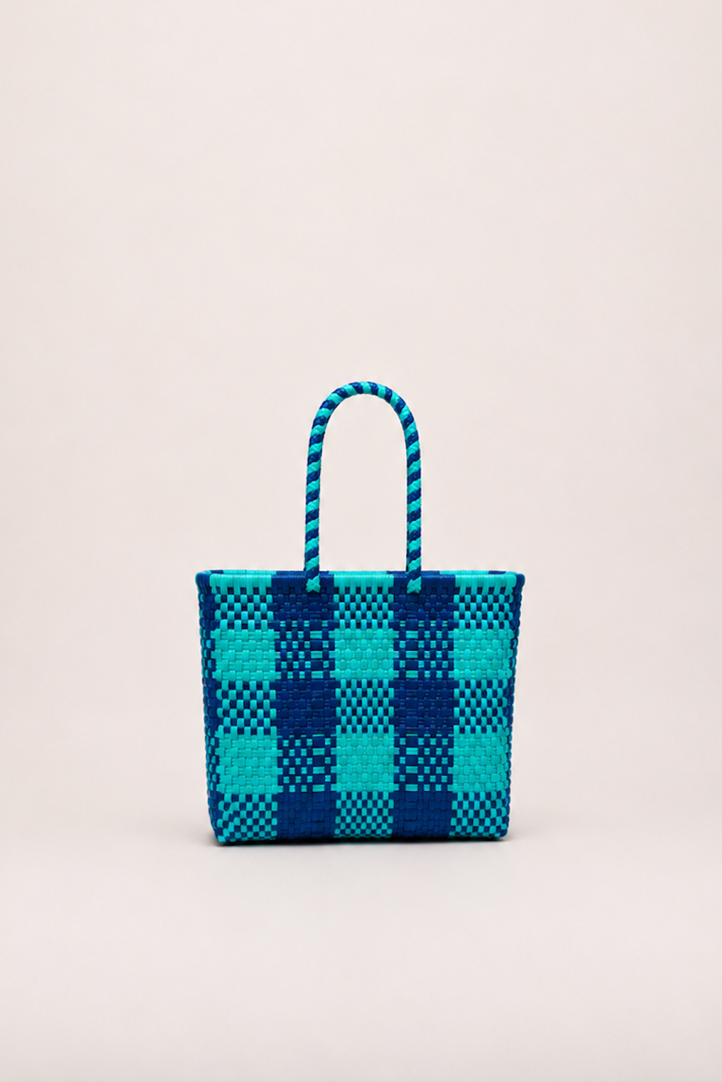 Bolsa Mini azul y turquesa