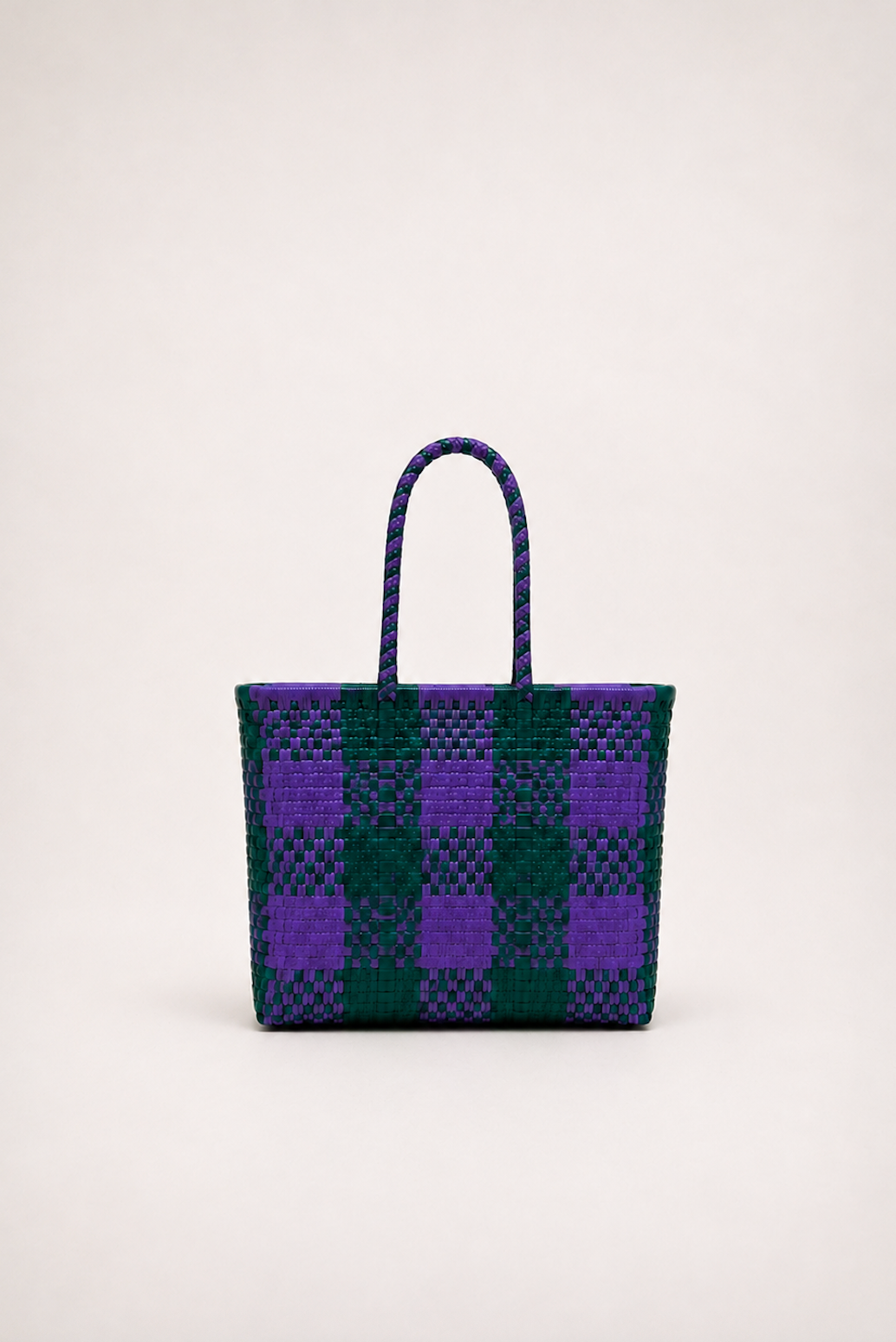 Bolsa Mini verde y morado