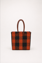 Bolsa Mini ladrillo y negro