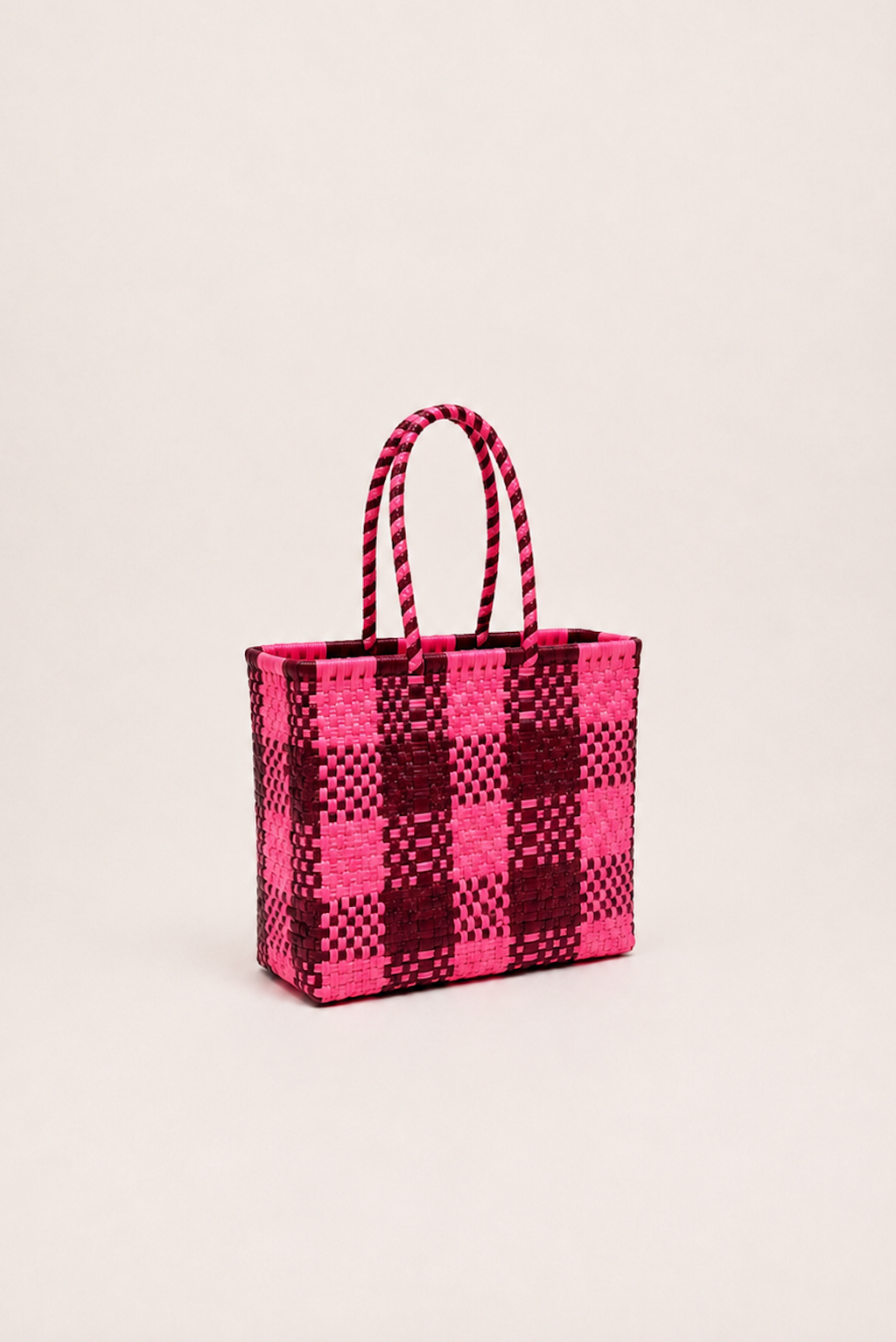Bolsa Mini rosa y vino