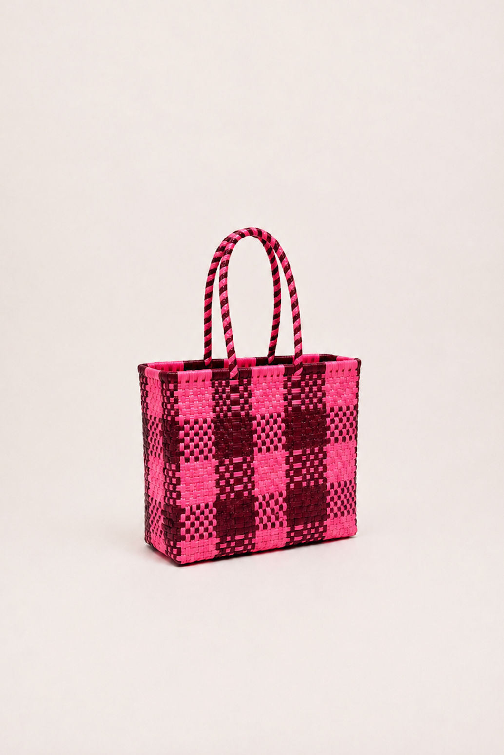 Bolsa Mini rosa y vino