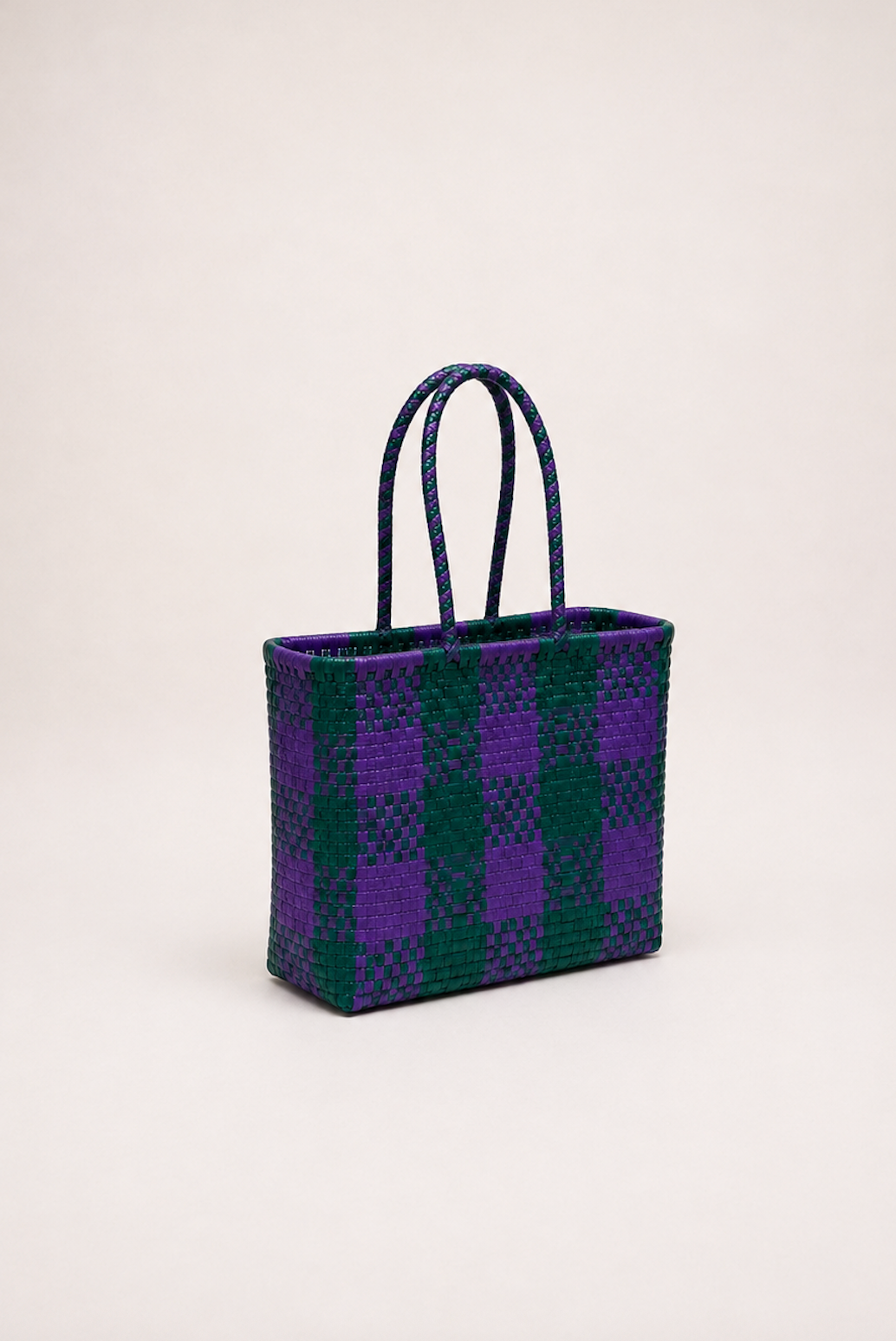 Bolsa Mini verde y morado