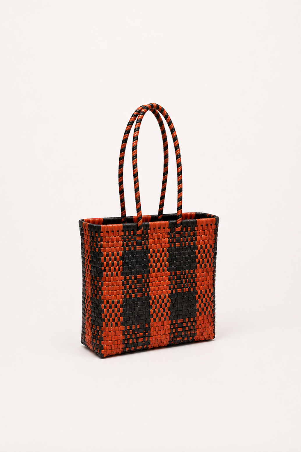 Bolsa Mini ladrillo y negro