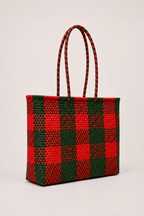 XL red and green bag
