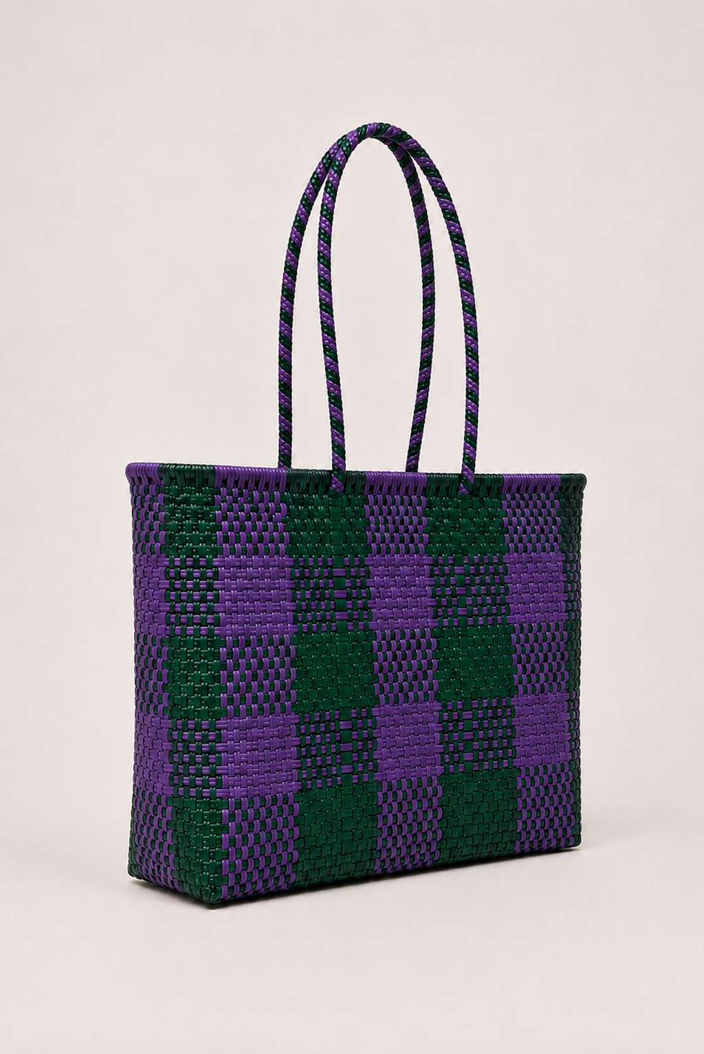 XL green and purple bag