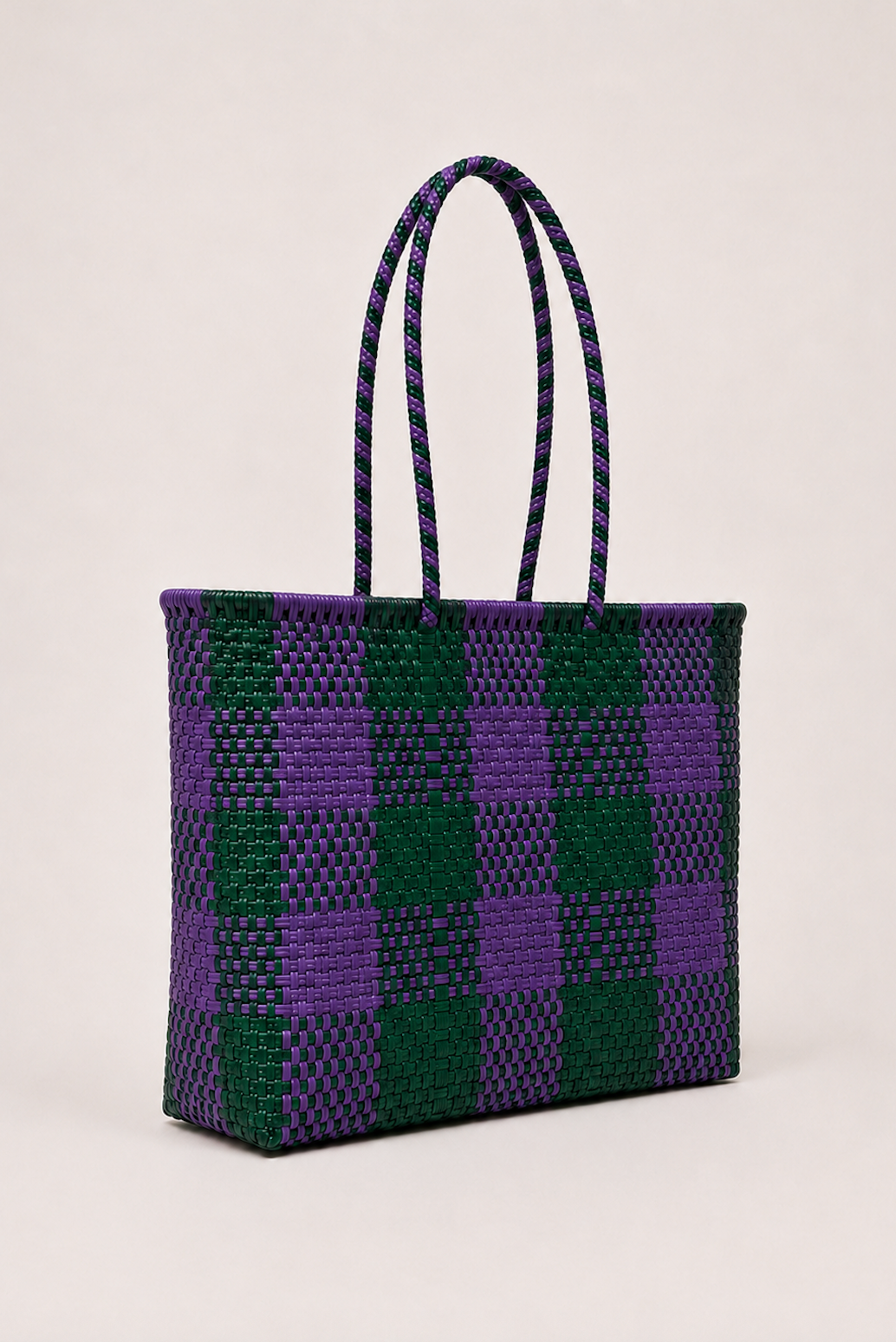 XL green and purple bag