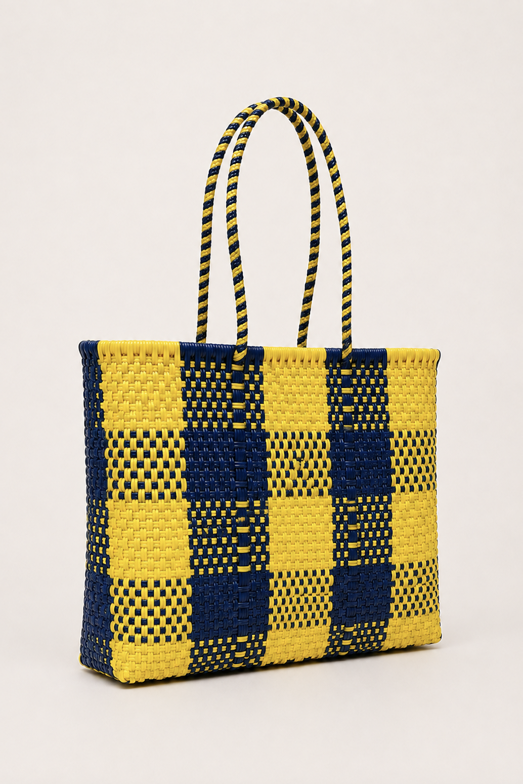 XL yellow and blue bag
