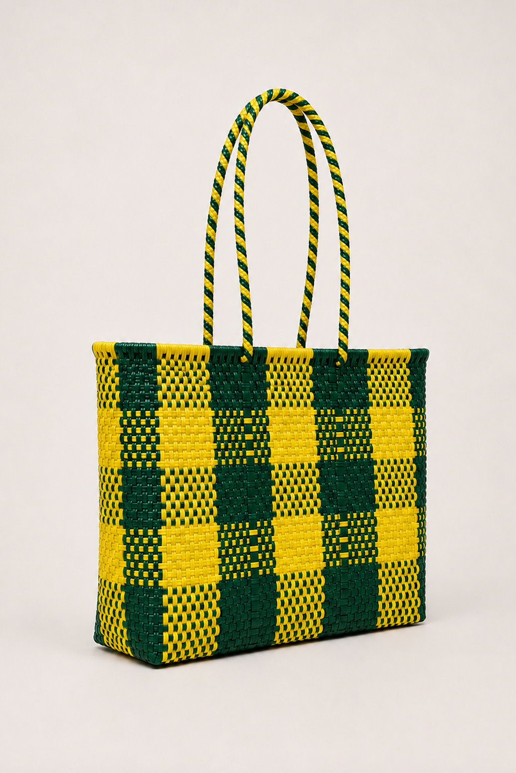 XL yellow and green bag