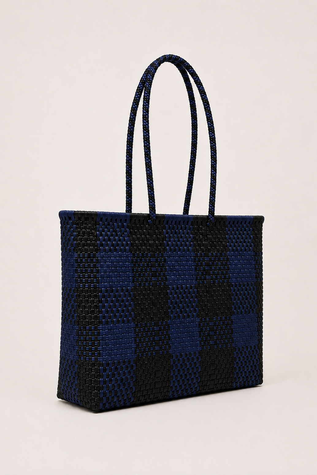 XL blue and black bag