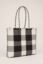 Black and cream XL bag