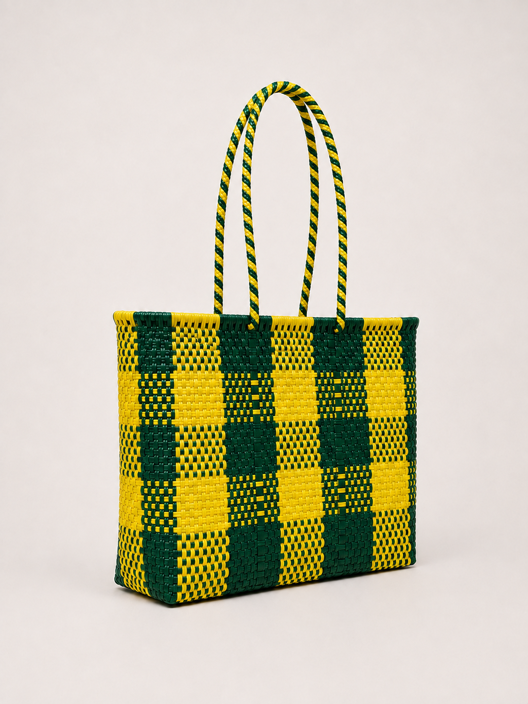 Bolsa XL amarillo y verde