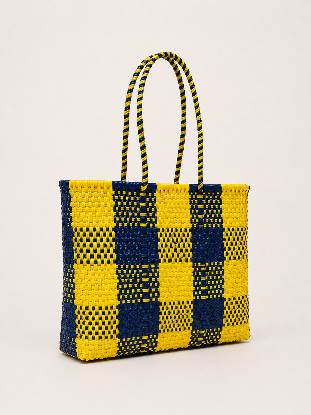 Bolsa XL amarillo y azul