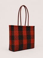 Bolsa XL ladrillo y negro